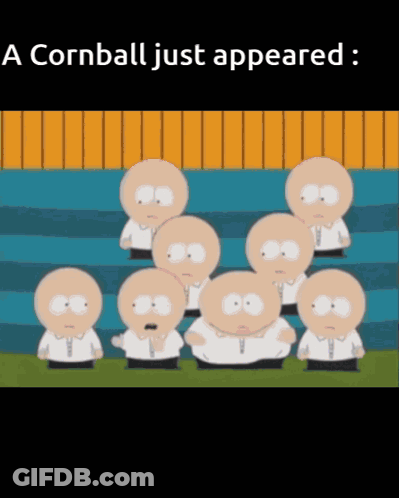 Cartoon Characters A Cornball Just Appeared GIF