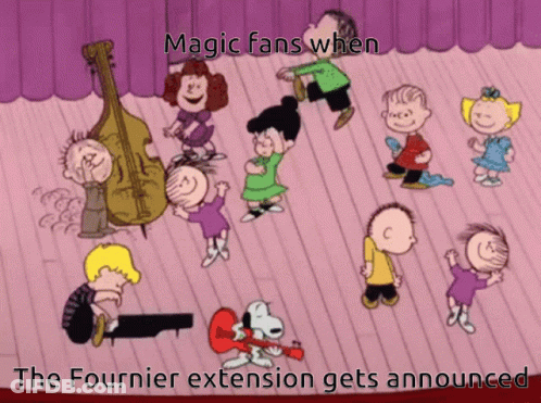 Cartoon Characters Dancing Magic Fans When Fournier Extension Gets An GIF