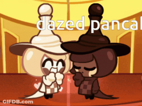 Cartoon Characters Dazed Pancake GIF