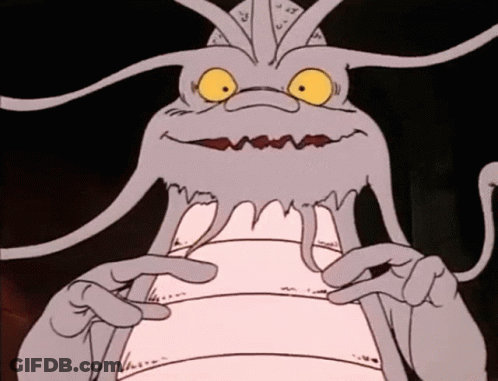 Cartoon Characters Gathered Around Boy GIF