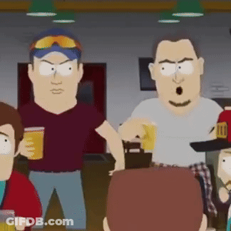 Cartoon Characters Holding Beer Mugs GIF