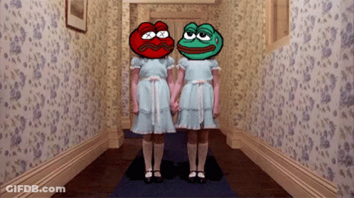Cartoon Characters Holding Hands GIF