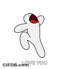 Cartoon Characters Hugging Saying Love You GIF