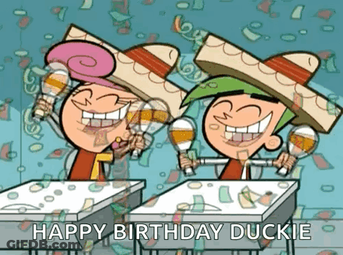 Cartoon Characters In Sombreros Holding Maracas Drinking Beer GIF