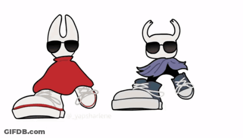 Cartoon Characters In Sunglasses And Converse Shoes GIF