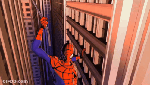 Cartoon Characters Next To Now GIF