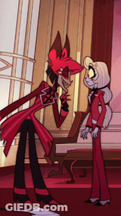 Cartoon Characters One With X On Jacket GIF