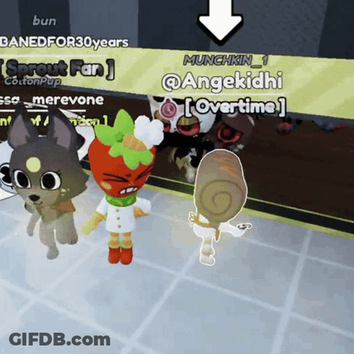 Cartoon Characters Playing A Game GIF