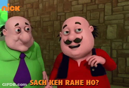Cartoon Characters Sach Keh Rahe Ho GIF