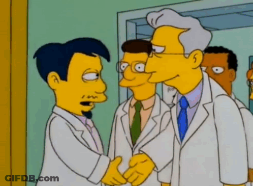 Cartoon Characters Shaking Hands GIF