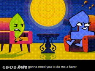 Cartoon Characters Sitting So I'm Gonna Need You To Do Me A Favor GIF