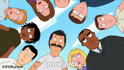 Cartoon Characters Standing In Circle GIF