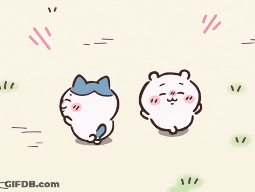 Cartoon Characters Standing In Field GIF