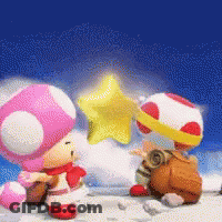 Cartoon Characters Standing In Snow GIF