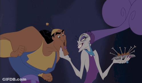 Cartoon Characters Standing Next To Each Other GIF
