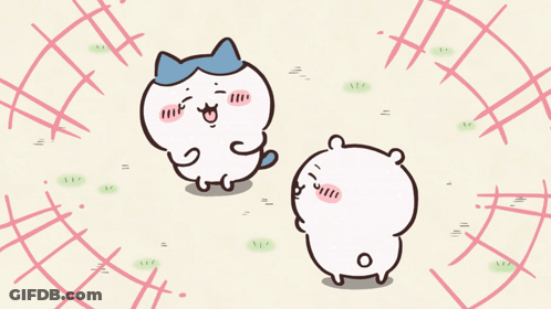 Cartoon Characters Standing Next To Each Other GIF