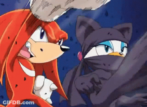 Cartoon Characters Standing Next To Each Other One Wearing Mask GIF