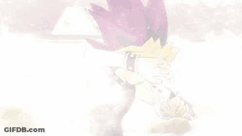 Cartoon Characters Standing On Giant Monster GIF