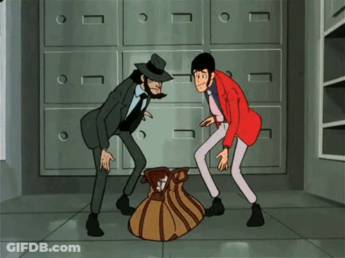 Cartoon Characters Standing Together GIF