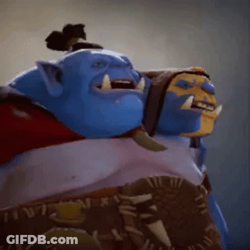 Cartoon Characters Standing Together GIF