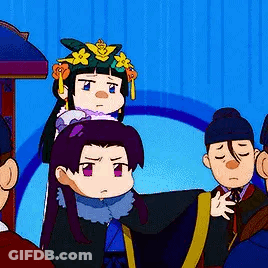 Cartoon Characters Standing Together GIF