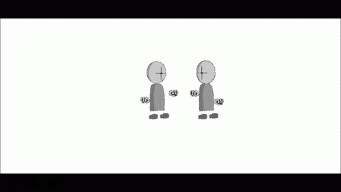 Cartoon Characters Standing Together GIF