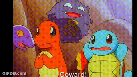 Cartoon Characters Standing With Turtle GIF