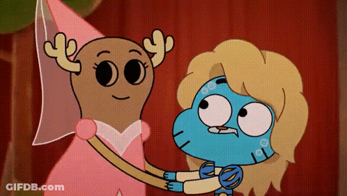 Cartoon Characters Tied Up In Back Seat Of Car GIF