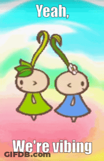 Cartoon Characters Vibing GIF