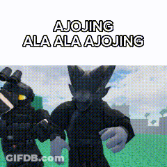 Cartoon Characters With Ajojing Ala Ala Ajojing GIF