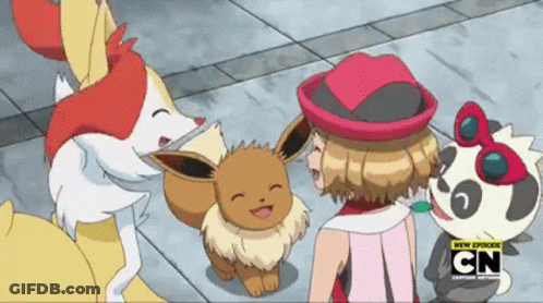 Cartoon Characters With CN Logo GIF