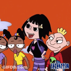 Cartoon Characters With Detention GIF