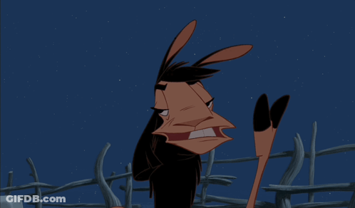 Cartoon Characters With Eyes Closed And Yellow Light GIF