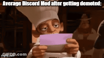 Cartoon Chef Holding Paper GIF