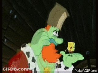 Cartoon Chef With Beard Holding Cheese GIF