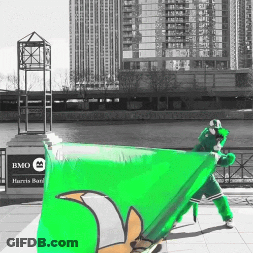 Cartoon Chicken Saying You're Trapped GIF