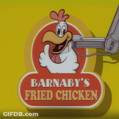 Cartoon Chicken Steroids Injection GIF