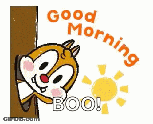 Cartoon Chipmunk Peeking From Behind Tree Trunk GIF