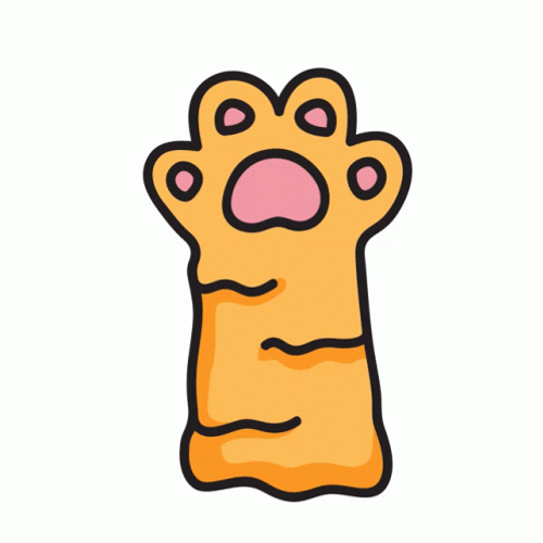 Cartoon Claw Scratches Cat Paw GIF
