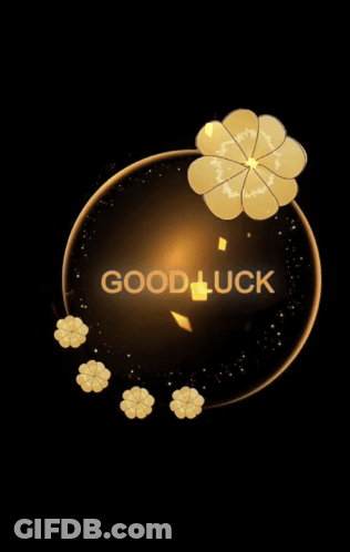 Cartoon Clover Saying Good Luck Today Judy GIF