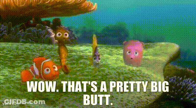 Cartoon Clown Fish With Nemo GIF