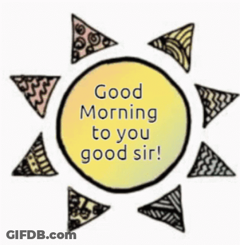 Cartoon Coffee Cup With Arms And Legs Saying Good Morning GIF