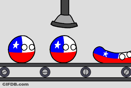 Cartoon Conveyor Belt With Three Balls GIF