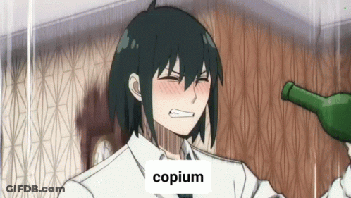 Cartoon Copium Character GIF