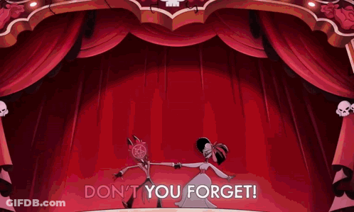 Cartoon Couple Dancing Don't You Forget GIF