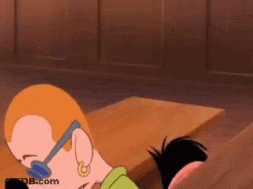 Cartoon Couple Holding Hands GIF