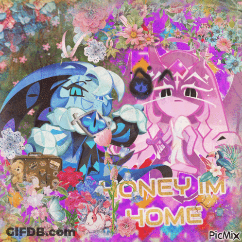 Cartoon Couple Honey Im Home GIF