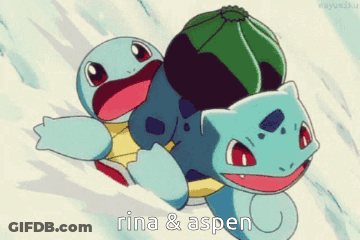 Cartoon Couple Saying Rina & Aspen GIF
