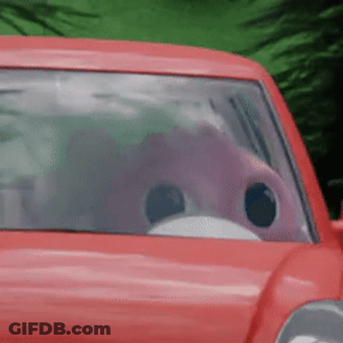 Cartoon Crazy Driving GIF