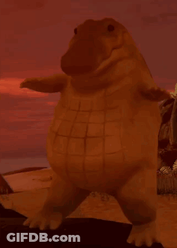Cartoon Crocodile Dancing In Video Game GIF